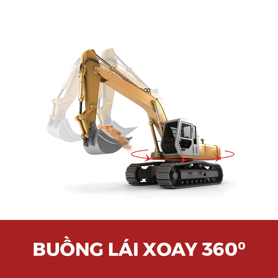 Đồ Chơi Xe Xúc Điều Khiển Từ Xa VECTO VT2501
