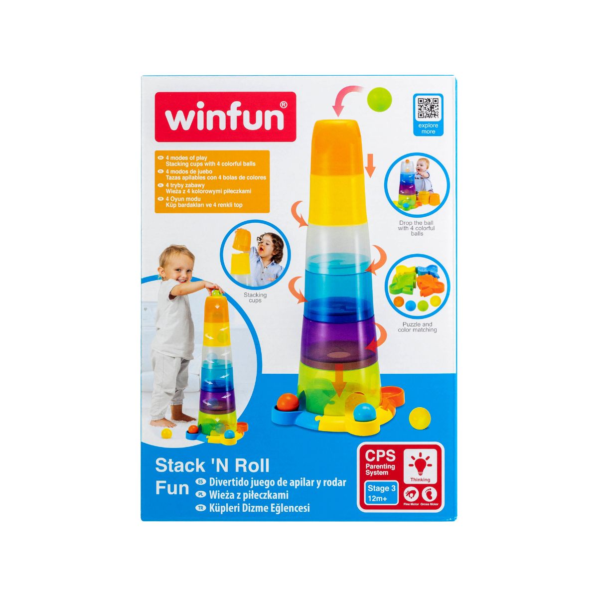 Đồ Chơi Xếp Chồng Cốc Và Bóng Vui Nhộn WINFUN 000737