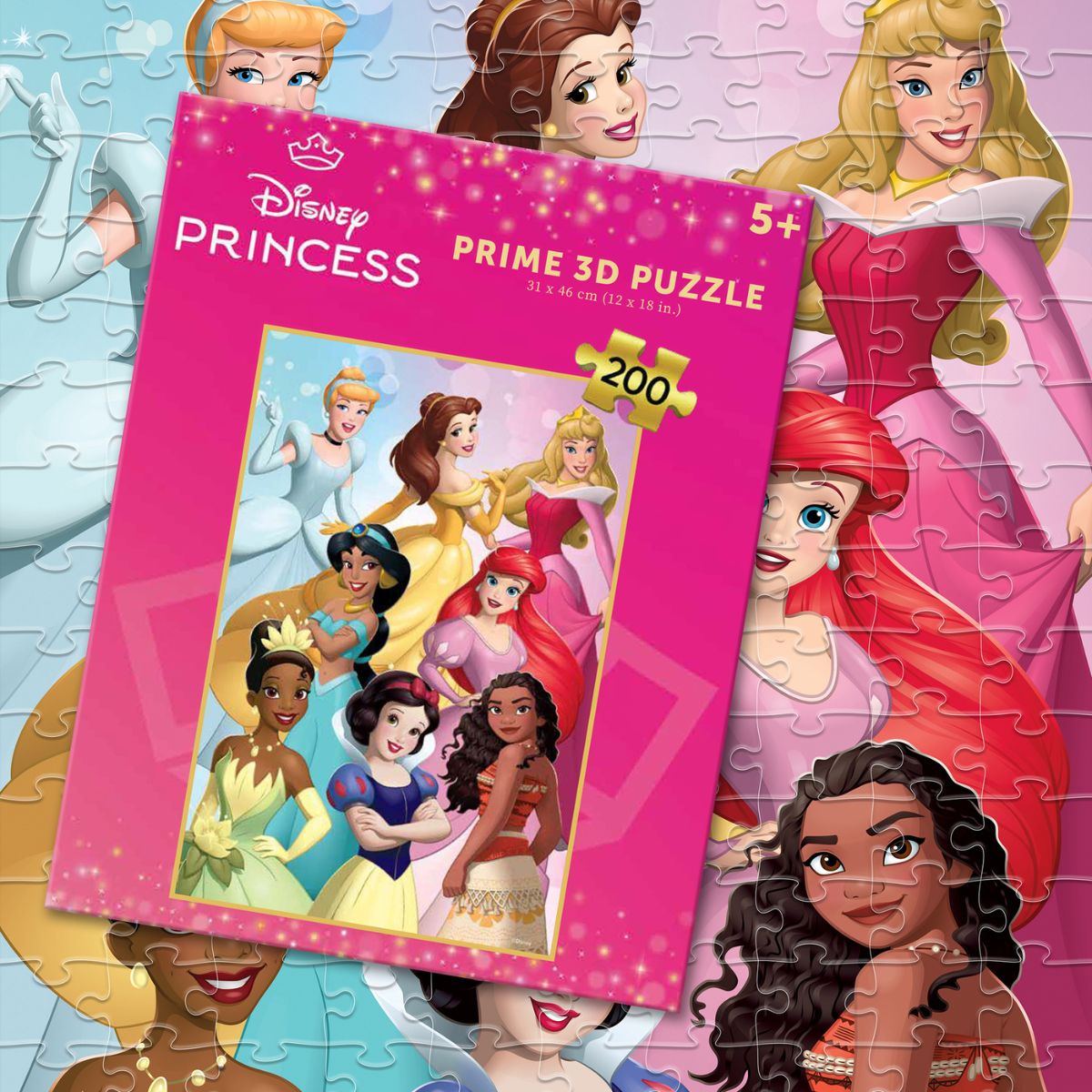 3D Puzzle Toy Disney–Princess 200 Pieces ART PUZZLES 33356