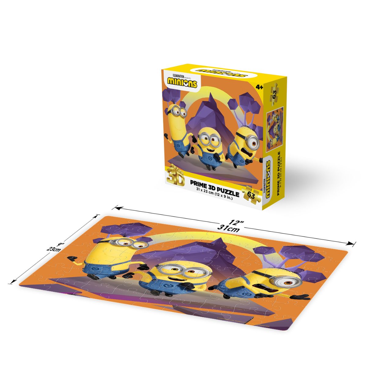 Đồ Chơi Xếp Hình 3D Universal-Minions 63 Miếng ART PUZZLES 15049