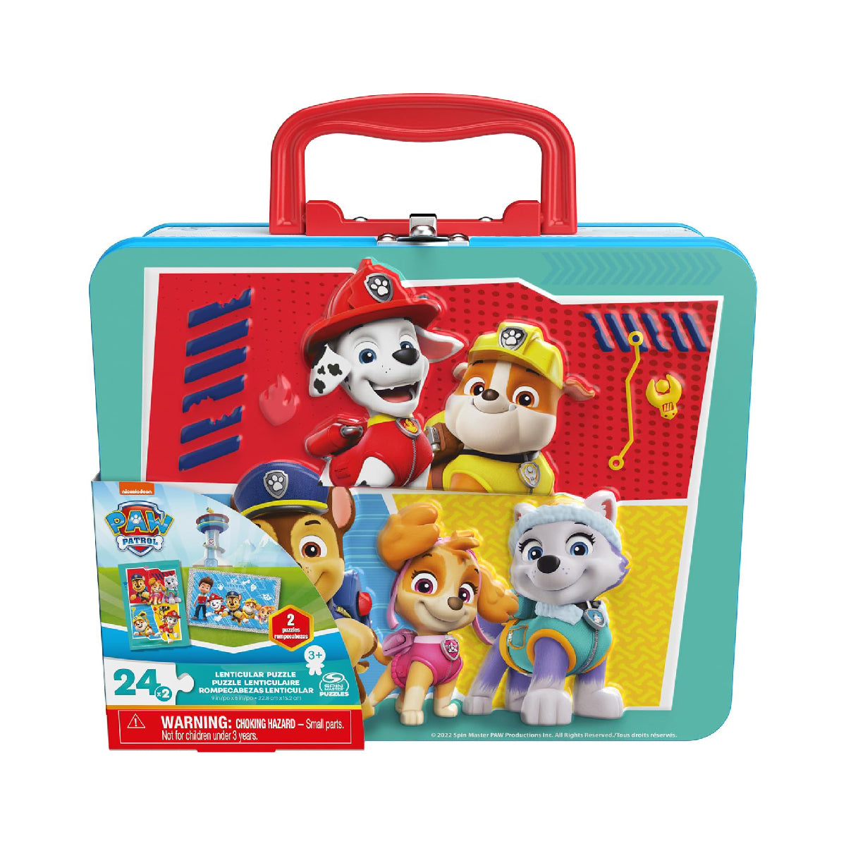 Đồ Chơi Xếp Hình Paw Patrol Và Hộp Đựng Hình Vali SPIN GAMES 6066800