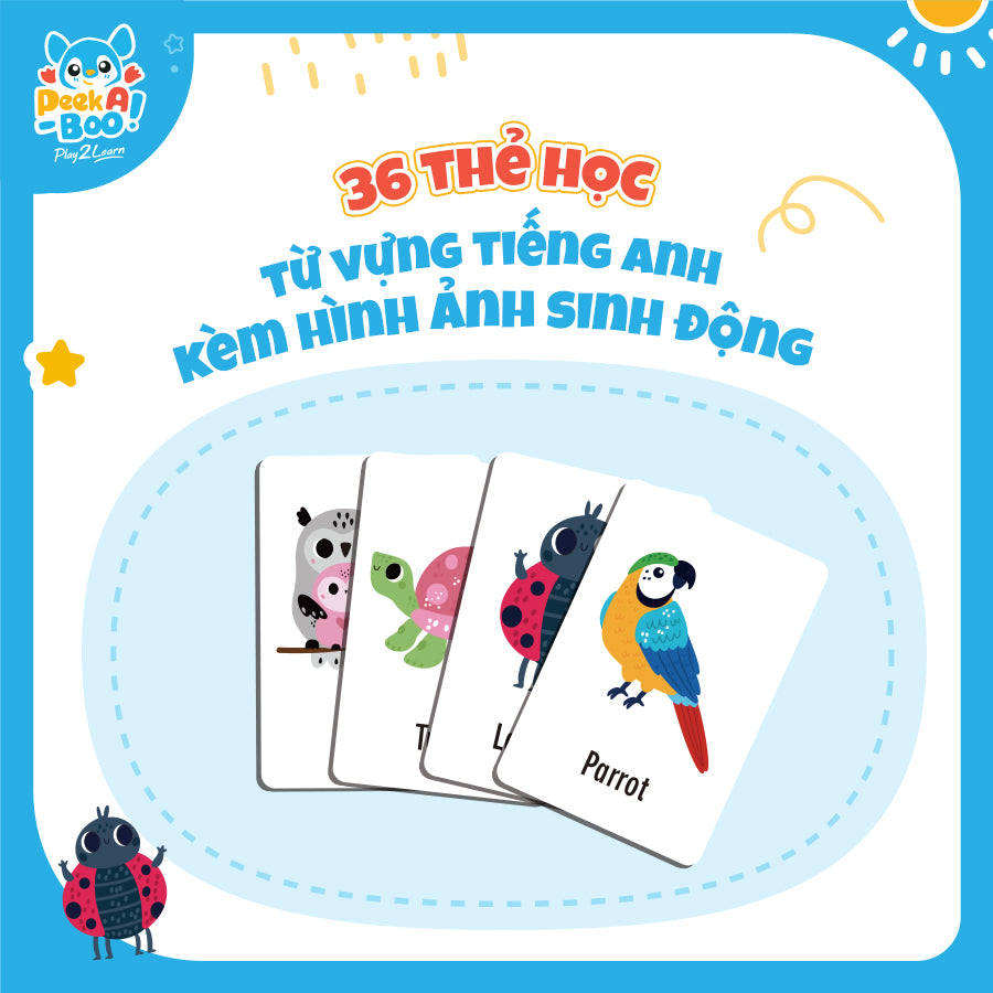 Đồ Chơi Xếp Hình Và Tư Duy 4 Trong 1 Cho Bé PEEK A BOO PAB054