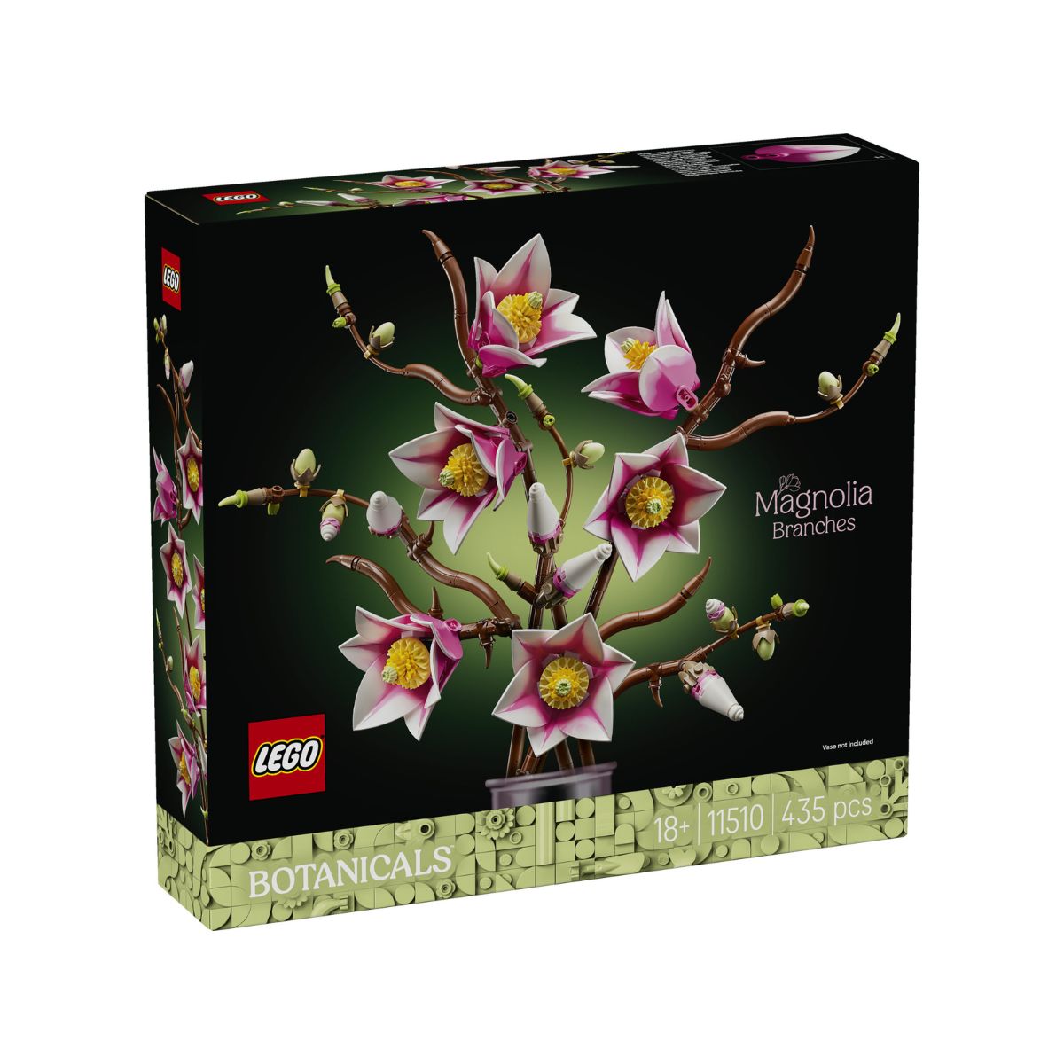 Đồ Chơi Lắp Ráp Hoa Mộc Lan LEGO BOTANICALS 11510 (435 Chi Tiết)