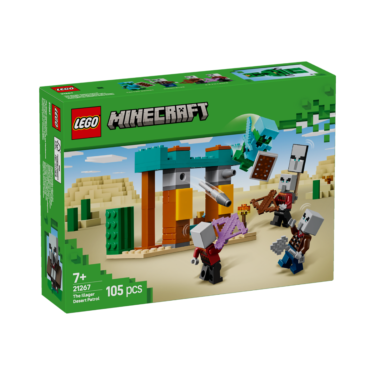 Đồ Chơi Lắp Ráp Đội Tuần Tra Sa Mạc Illager Lego Minecraft 21267