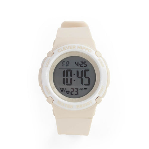 dong-ho-digital-clever-watch-ivory-thoi-thuong-cleverhippo-dw003-ivory