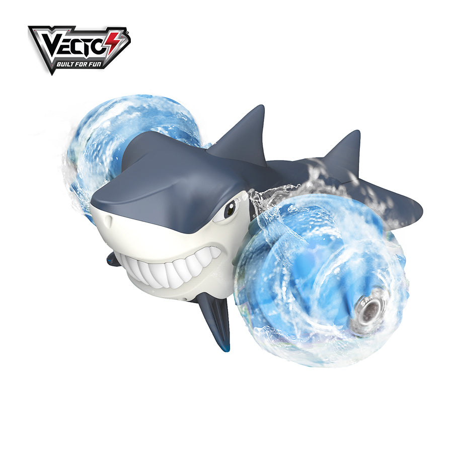 Đồ chơi xe cá mập bơi trong nước/ chạy trên cạn (xanh) VECTO VT16A01