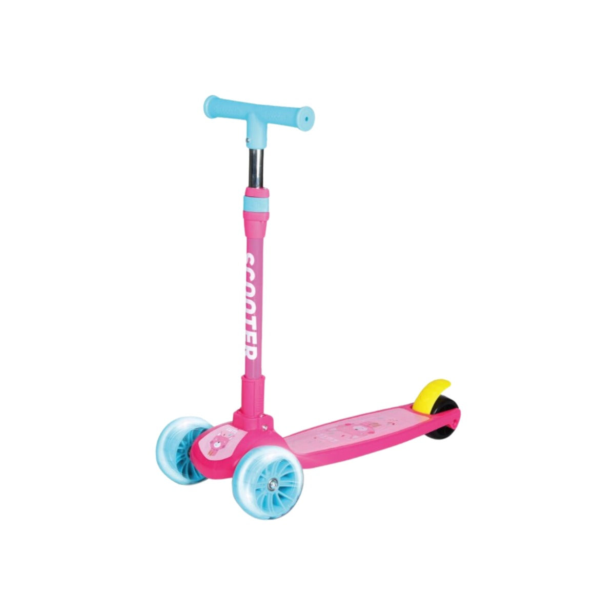 Xe Scooter 3 Bánh Light Up Hf-6405p Hồng Hf-6405p