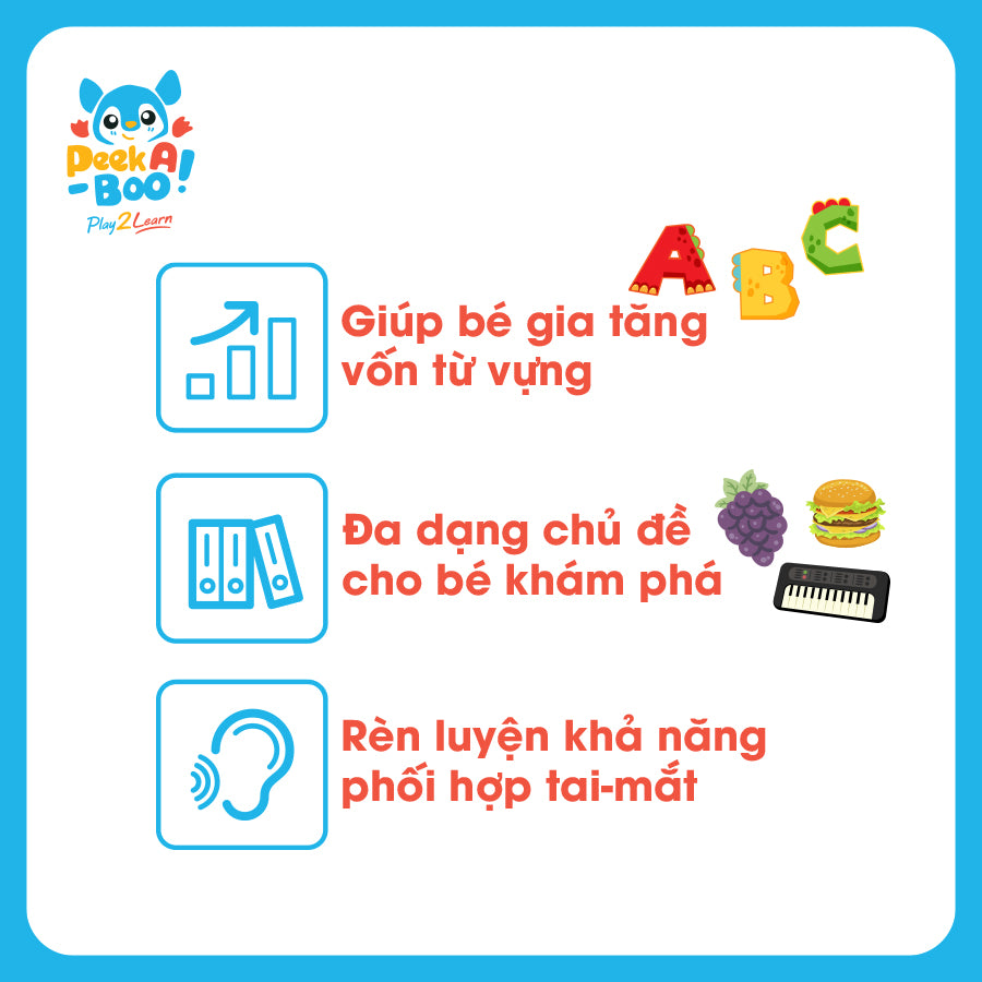 Smart reader for children PEEK A BOO PAB043
