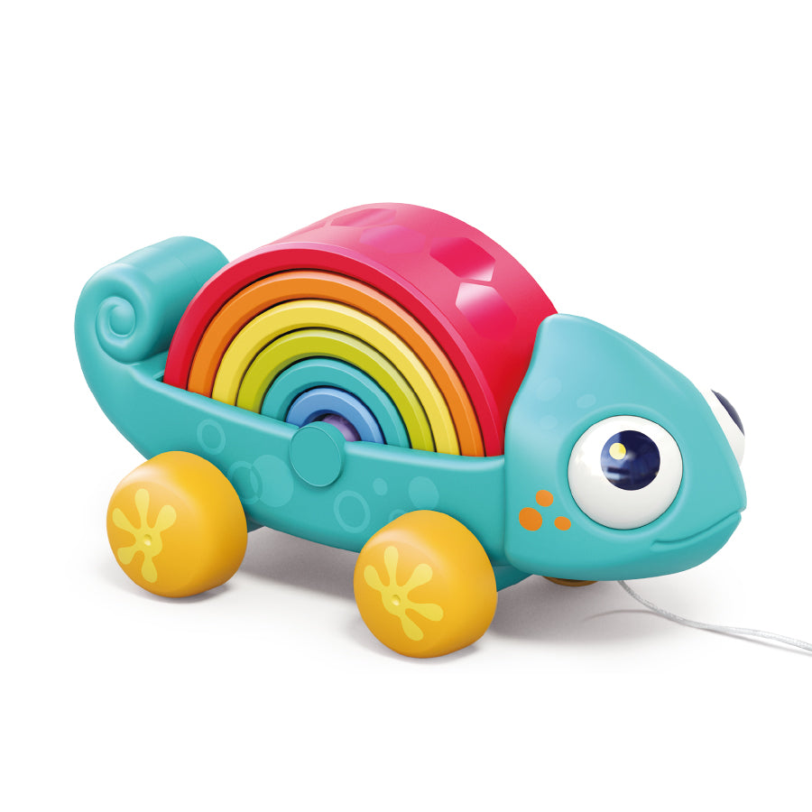 Đồ chơi tắc kè cầu vồng phát triển tư duy cho bé PEEK A BOO PAB035