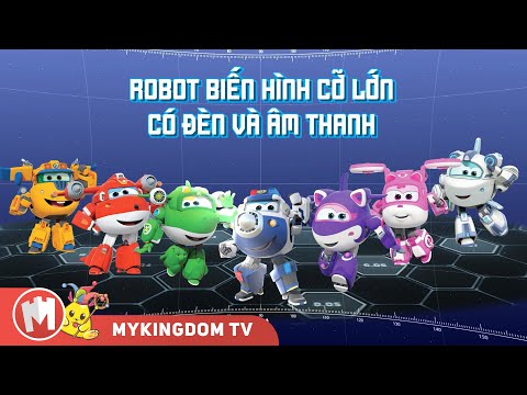 Robot Biến Hình Cỡ Lớn Có Đèn Và Âm Thanh - Donnie Siêu Cấp SUPERWINGS YW740432