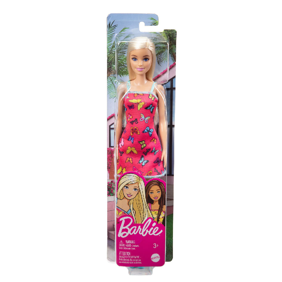 Búp Bê Thời Trang Năng Động Barbie Bst Bướm Hồng Barbie T7439