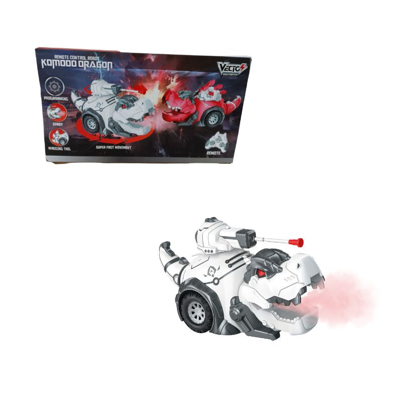 Đồ chơi Robot điều khiển từ xa Rồng Komodo phun khói trắng VECTO VTYS01