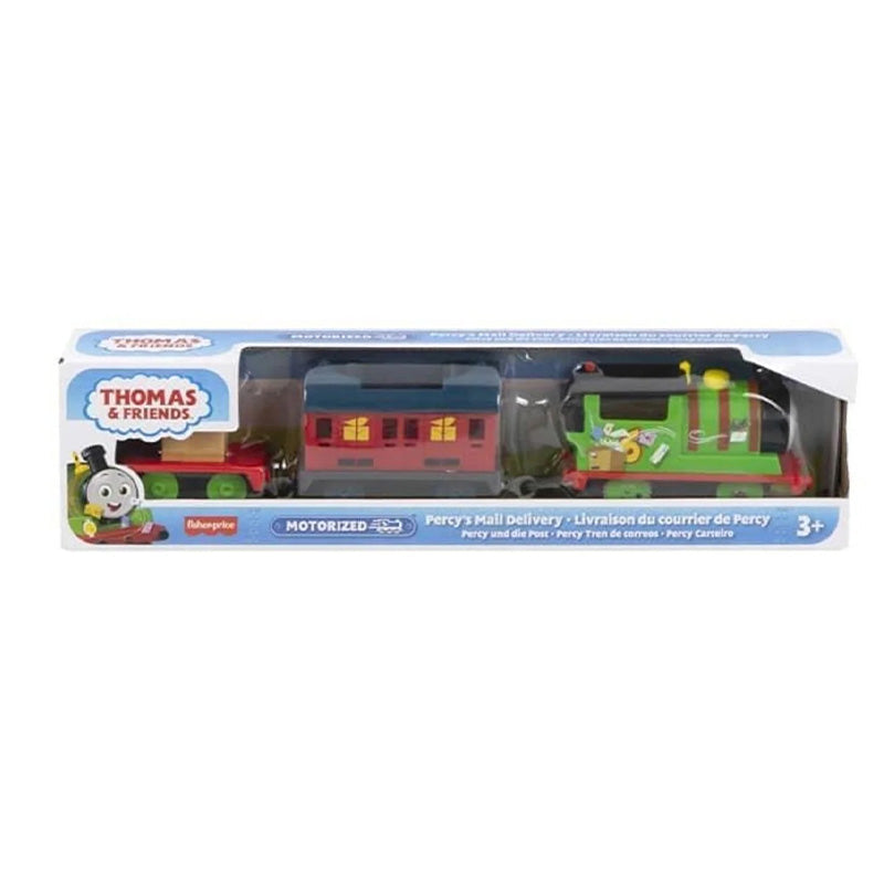 Mô Hình Đầu Kéo Và 2 Toa Tàu Percy & Mailcar Thomas Friend Hfx97