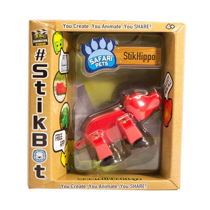 Stikbot safari hà mã-đỏ STIKBOT TST622SF