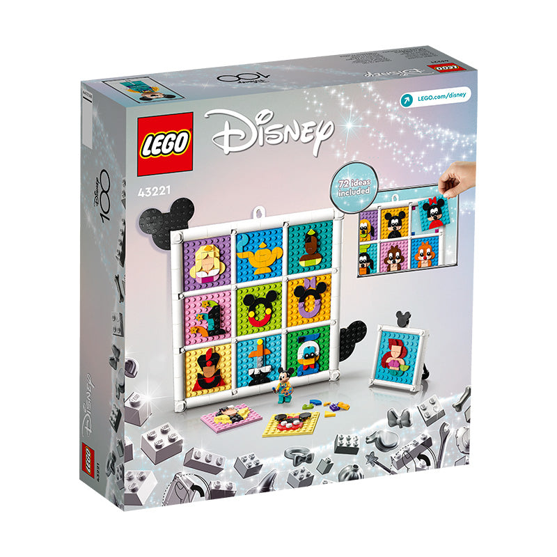 Đồ chơi lắp ráp Khung tranh kỉ niệm nhân vật Disney 100 LEGO DISNEY PRINCESS 43221