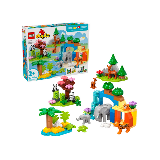 3-in-1 LEGO DUPLO Wild Animals Family Building Toy 10446 (92 pieces)