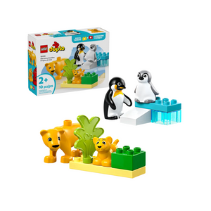 Đồ Chơi Lắp Ráp Gia Đình Động Vật Hoang Dã: Chim Cánh Cụt Và Sư Tử LEGO DUPLO 10442 (10 chi tiết)