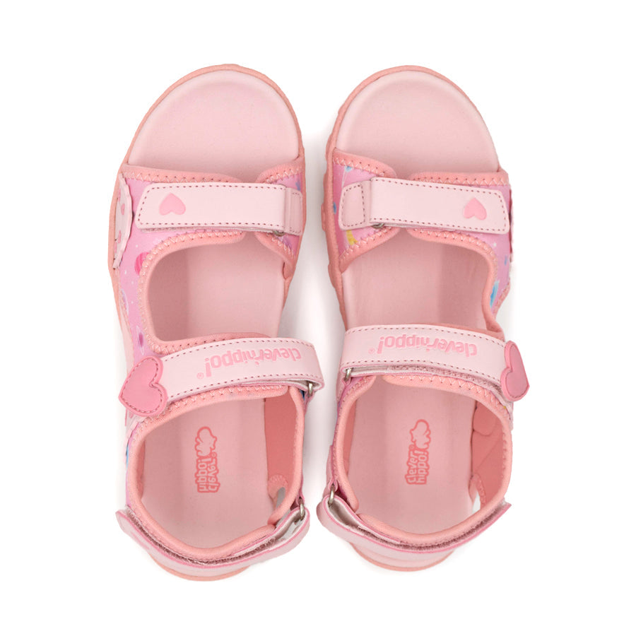Giày Sandals Dreamy Sweet Heart Hồng Clever Hippo SD302/NUDE