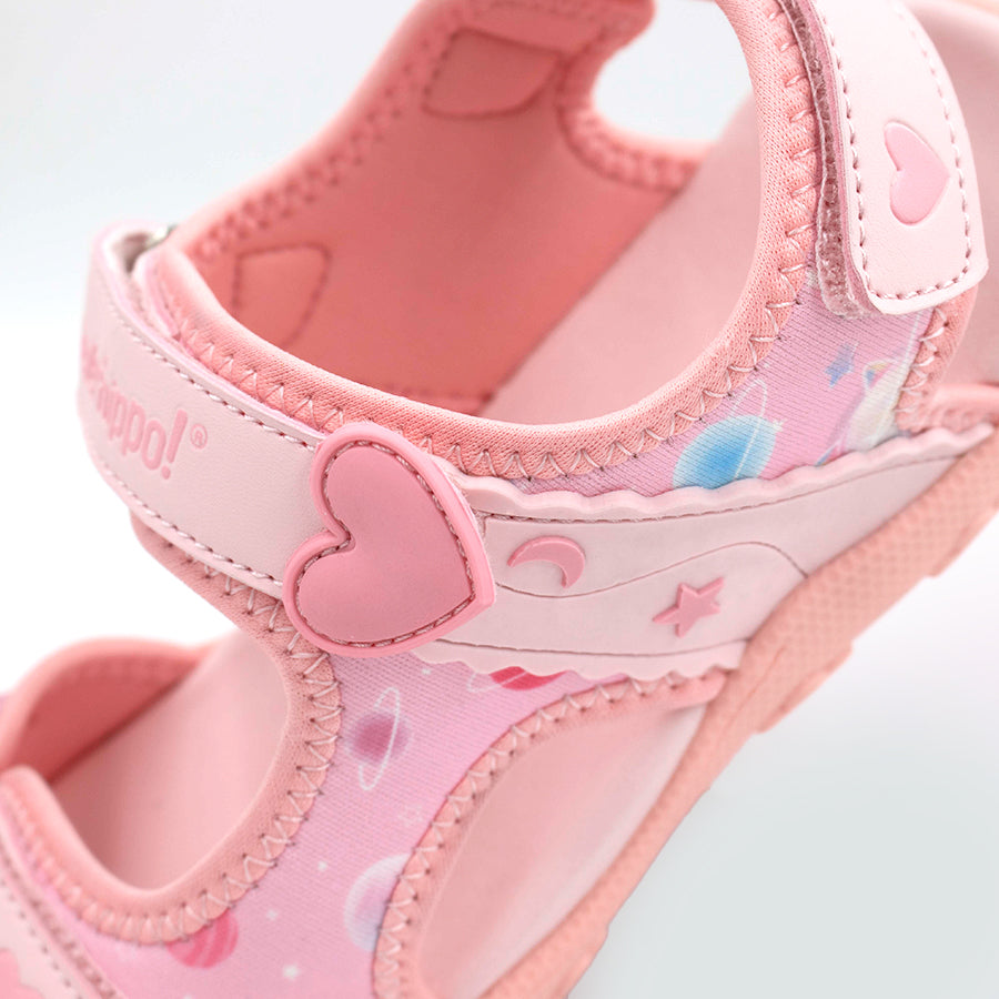 Giày Sandals Dreamy Sweet Heart Hồng Clever Hippo SD302/NUDE