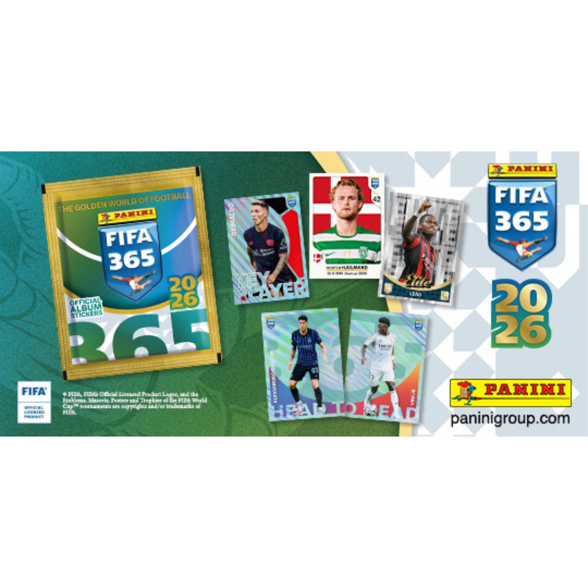 FIFA 365 2026 Sticker Pack PANINI 8051708030662 – Random Delivery