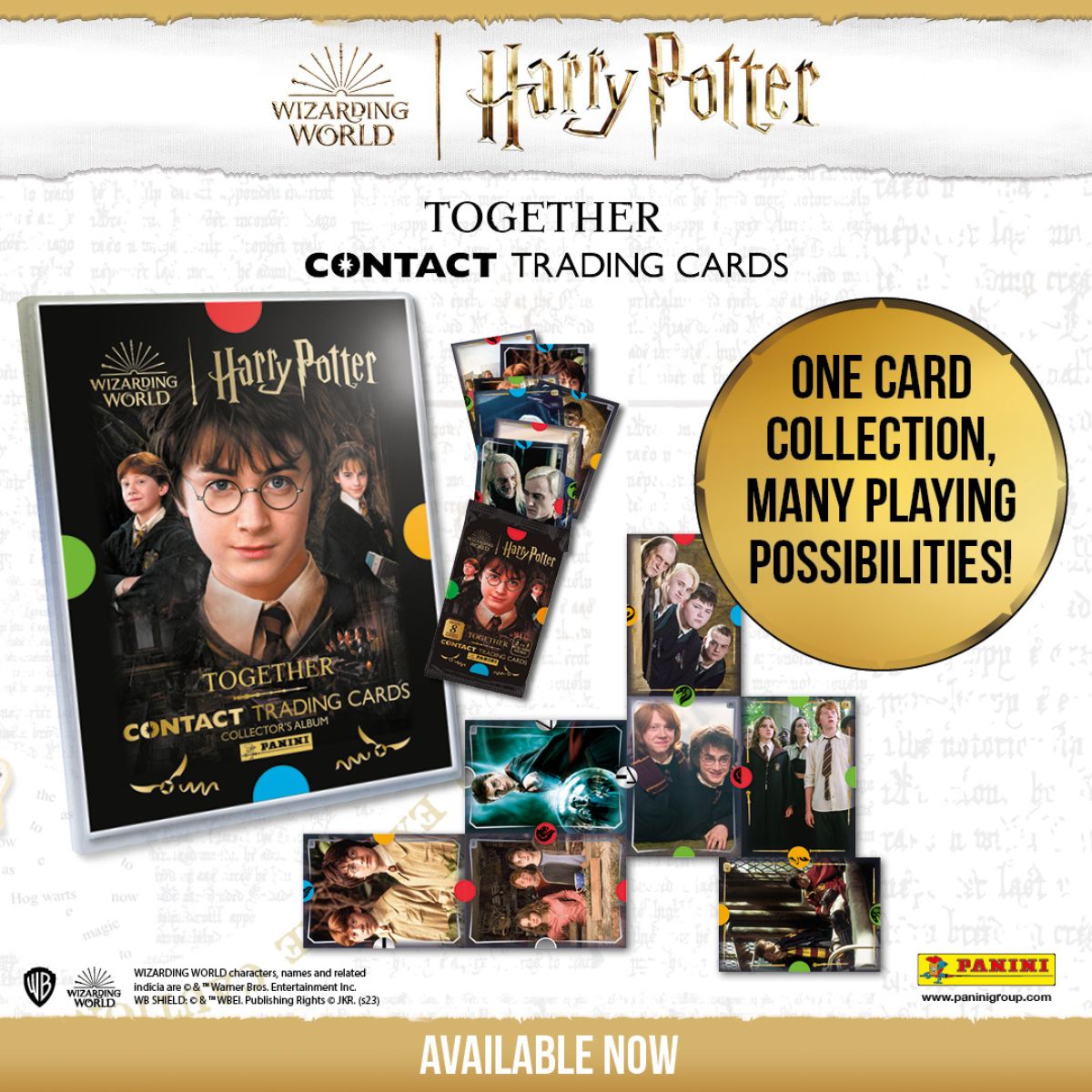 Gói Thẻ Hình Harry Potter Contact 2 PANINI 8018190036480