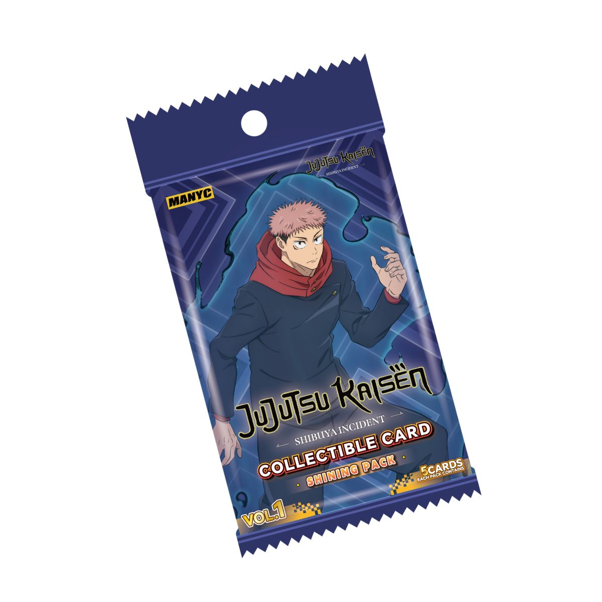 Manyc Jujutsu Kaisen Collectible Card Pack Toy - Shibuya - Shinning TRADING CARD MYC01JJKS01C01F09-SP