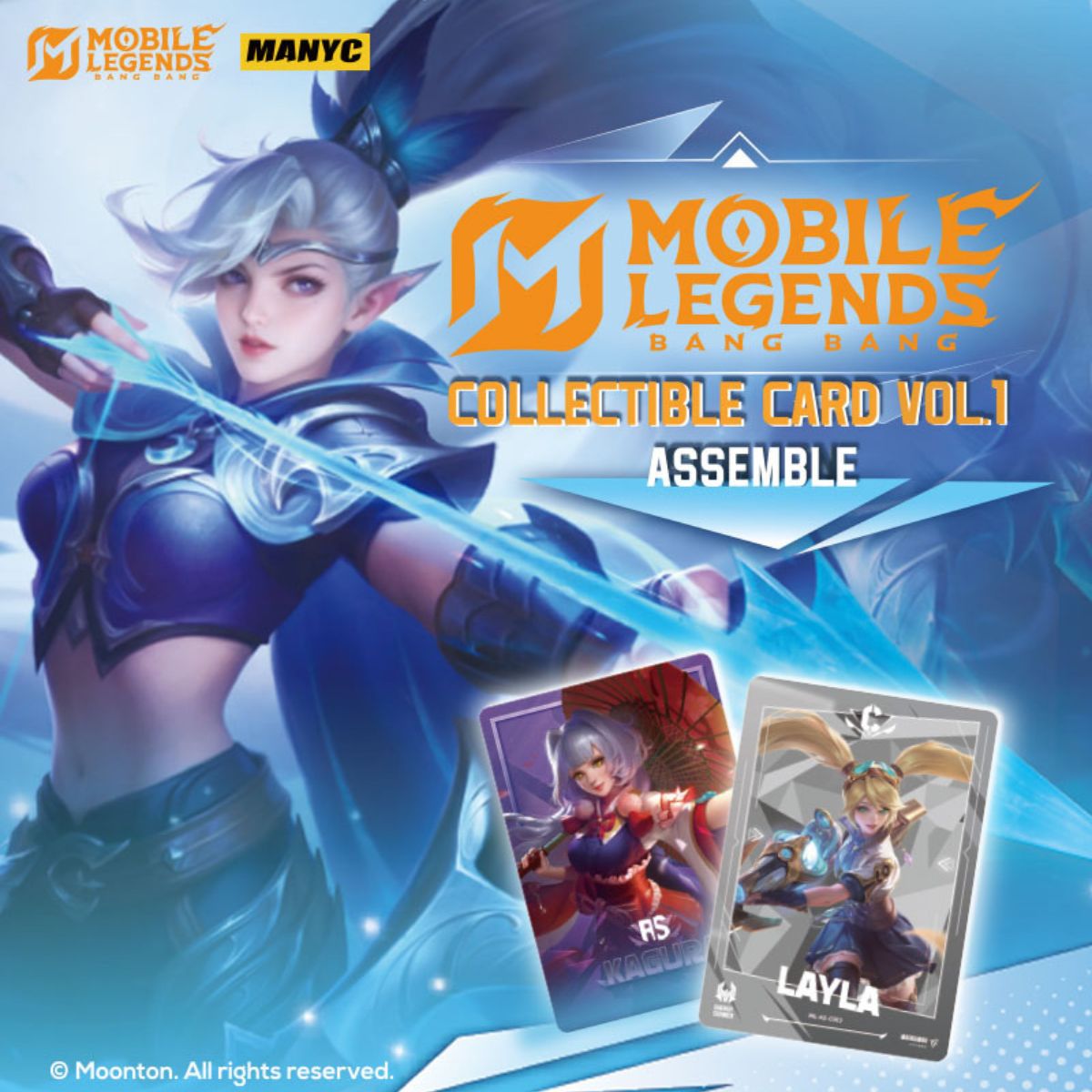 Đồ Chơi Gói Thẻ Sưu Tập Manyc Mobile Legend Bang Bang - Classic TRADING CARD MYC01MLBB01C01F09-CP