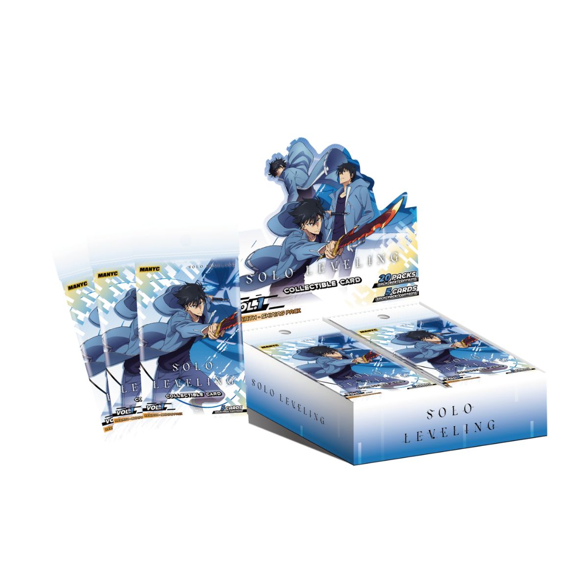 Manyc Solo Leveling Collectible Card Pack Toy - Rebirth - Shinning TRADING CARD MYC01SL01C01F09-SP