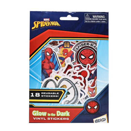 Hình Dán Phát Sáng Trong Bóng Tối Spider Man RED RIDGE 101452