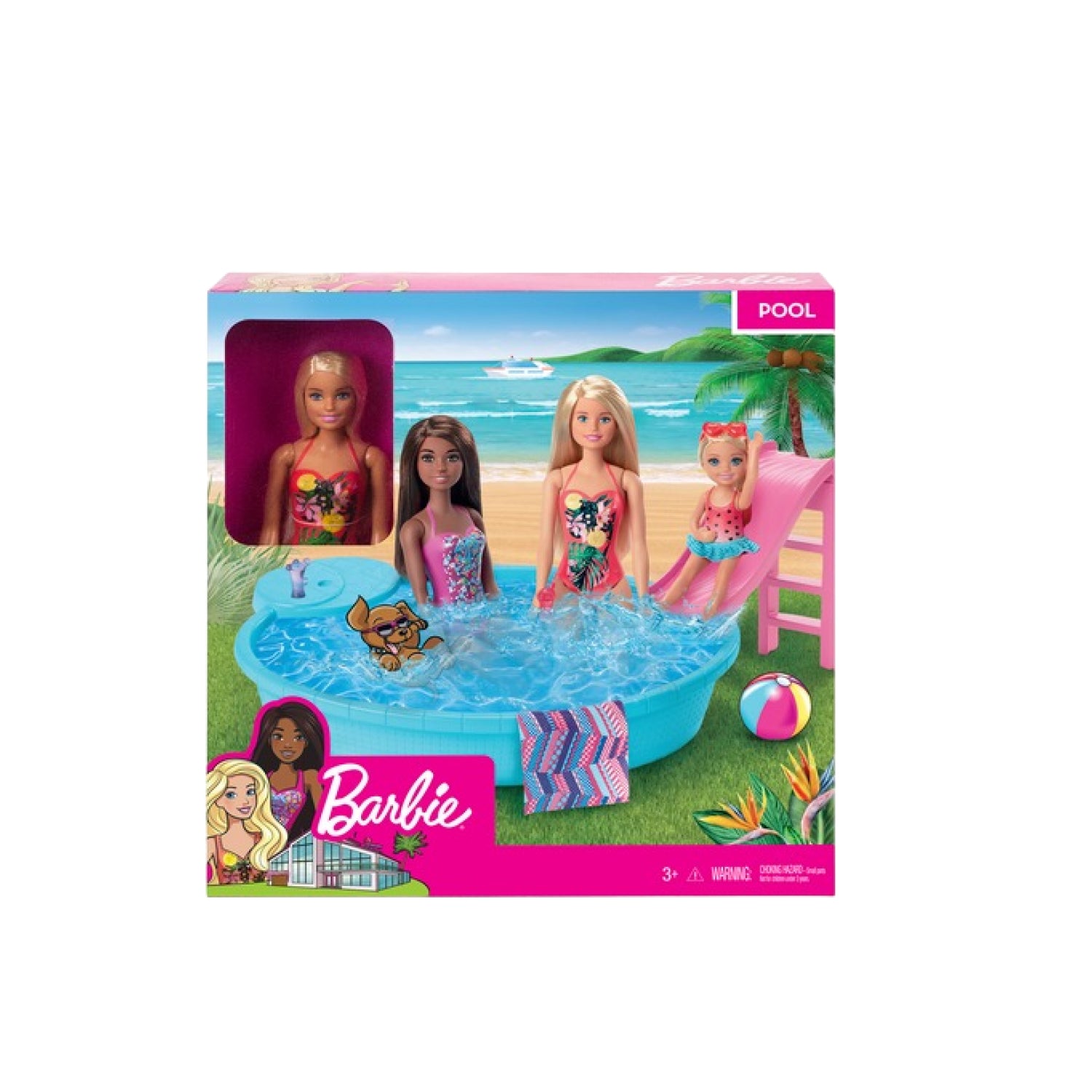 Hồ Bơi Mát Lạnh Barbie Ghl91