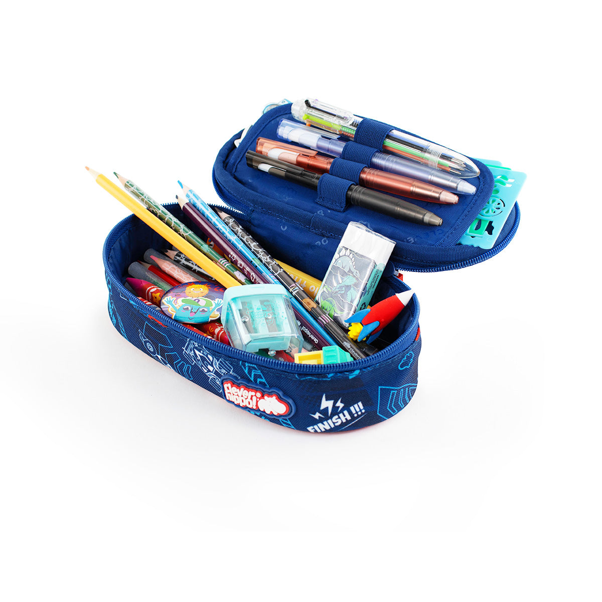 Hộp Bút Đa Năng Champion Race - Dash Blue CLEVERHIPPO PC0208