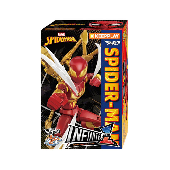 KEEPPLAY 73008 Marvel Zero Infinite Spider-Man Blind Box Buildable Model