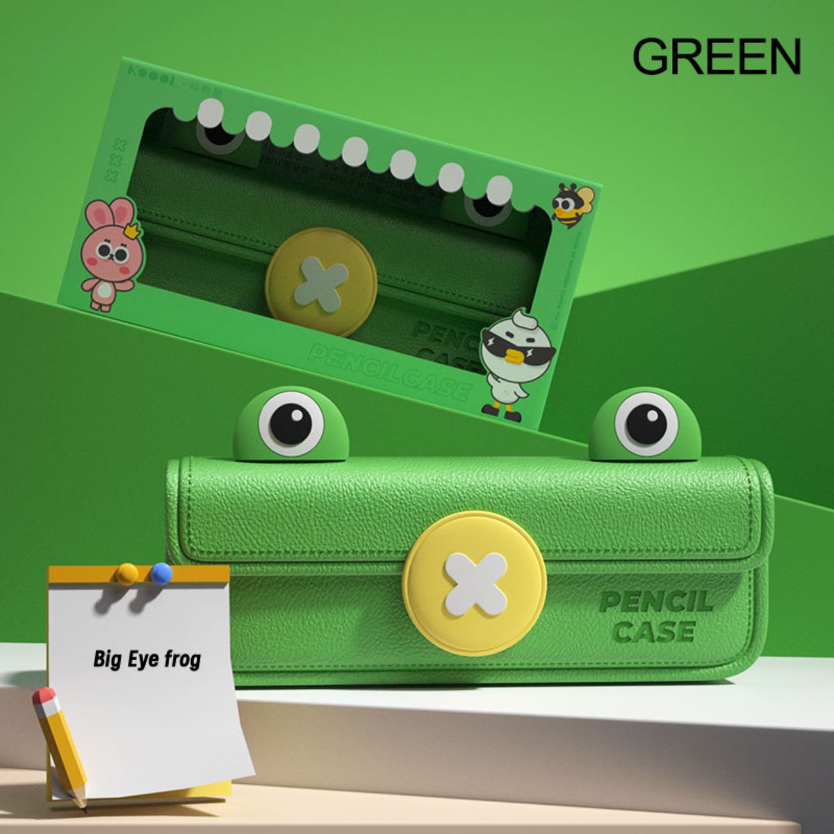 Hộp Viết KOOOL Ếch Xanh K68/GREEN