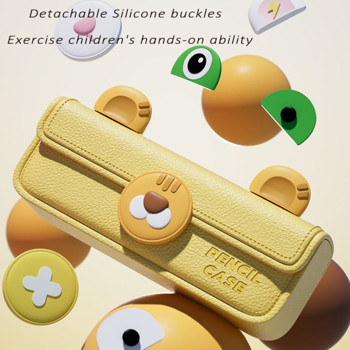 KOOOL Pencil Case – Yellow Tiger K68/YELLOW