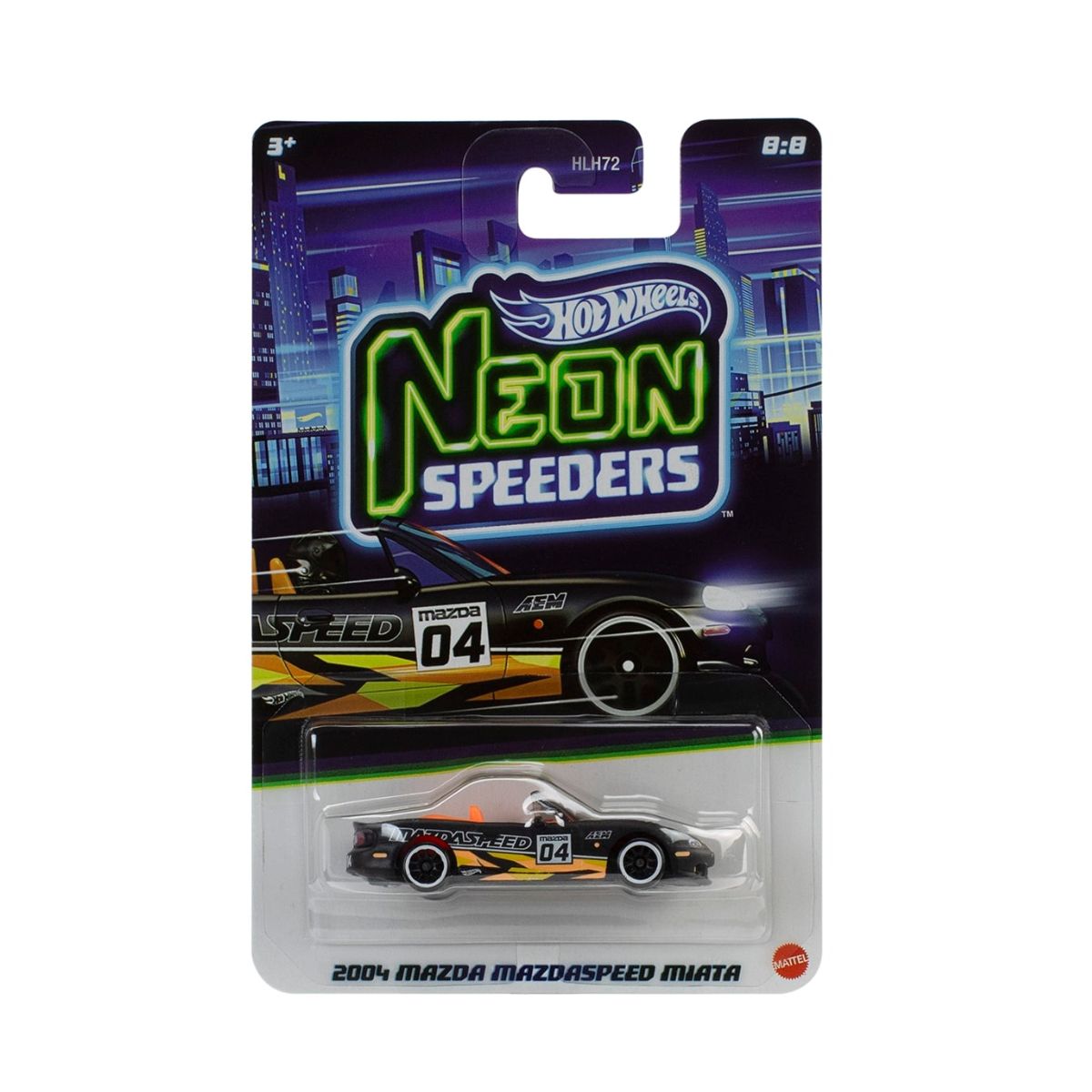 Hot Wheels Neon Speeders 2004 Mazda Mazdaspeed Miata Toy HOT WHEELS HL