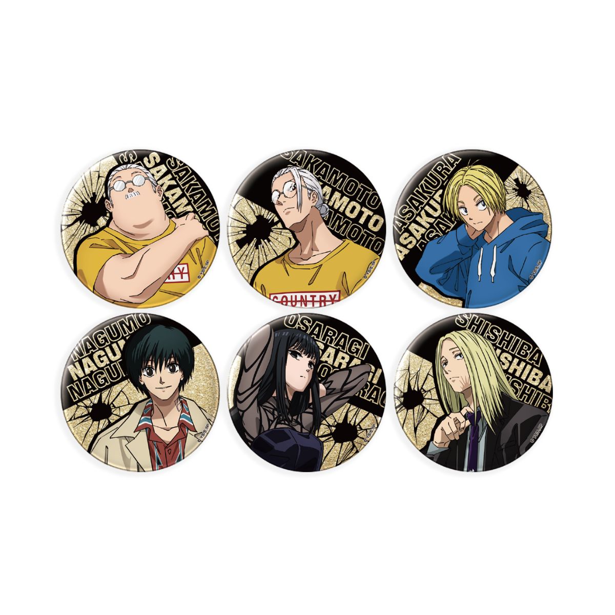 Huy Hiệu Sakamoto Days 02 SUNRISEPOP SDAC002