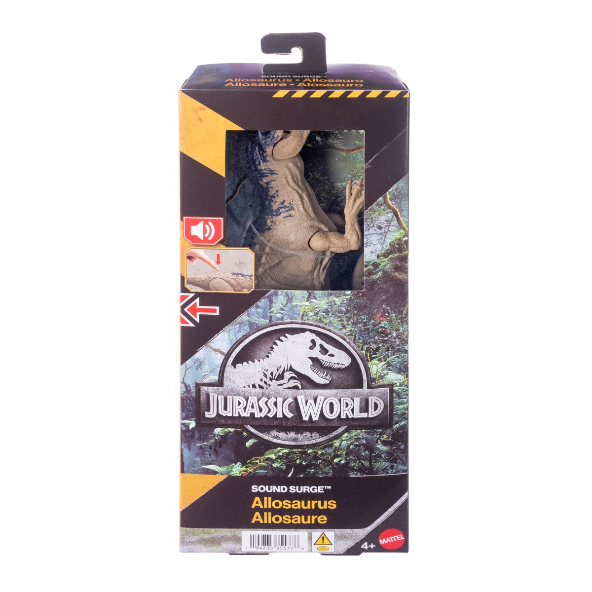 Đồ Chơi Khủng Long Tiếng Gầm Bùng Nổ Allosaurus 12inch JURASSIC WORLD MATTEL JKT71