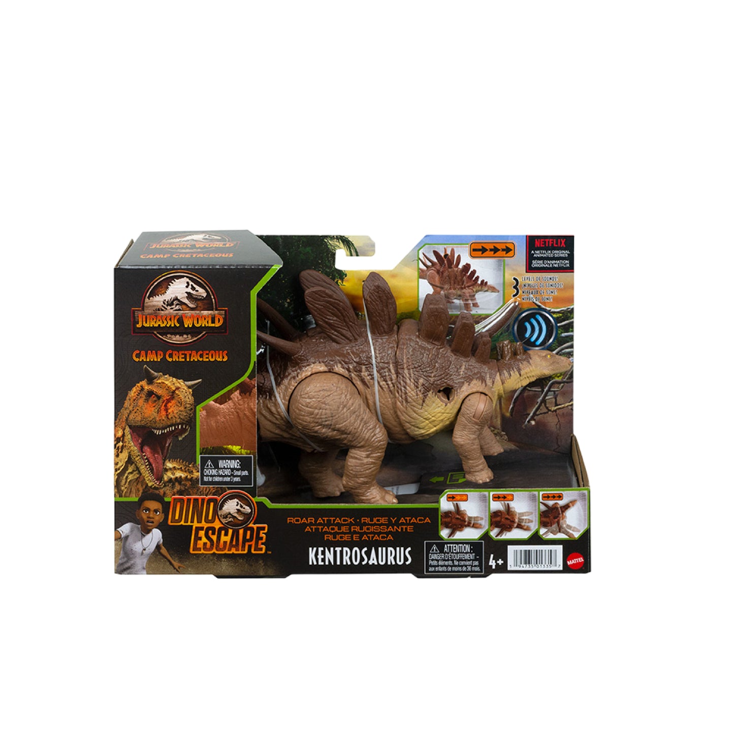 Mô Hình Khủng Long KENTROSAURUS có âm thanh JURASSIC WORLD MATTEL GWD06