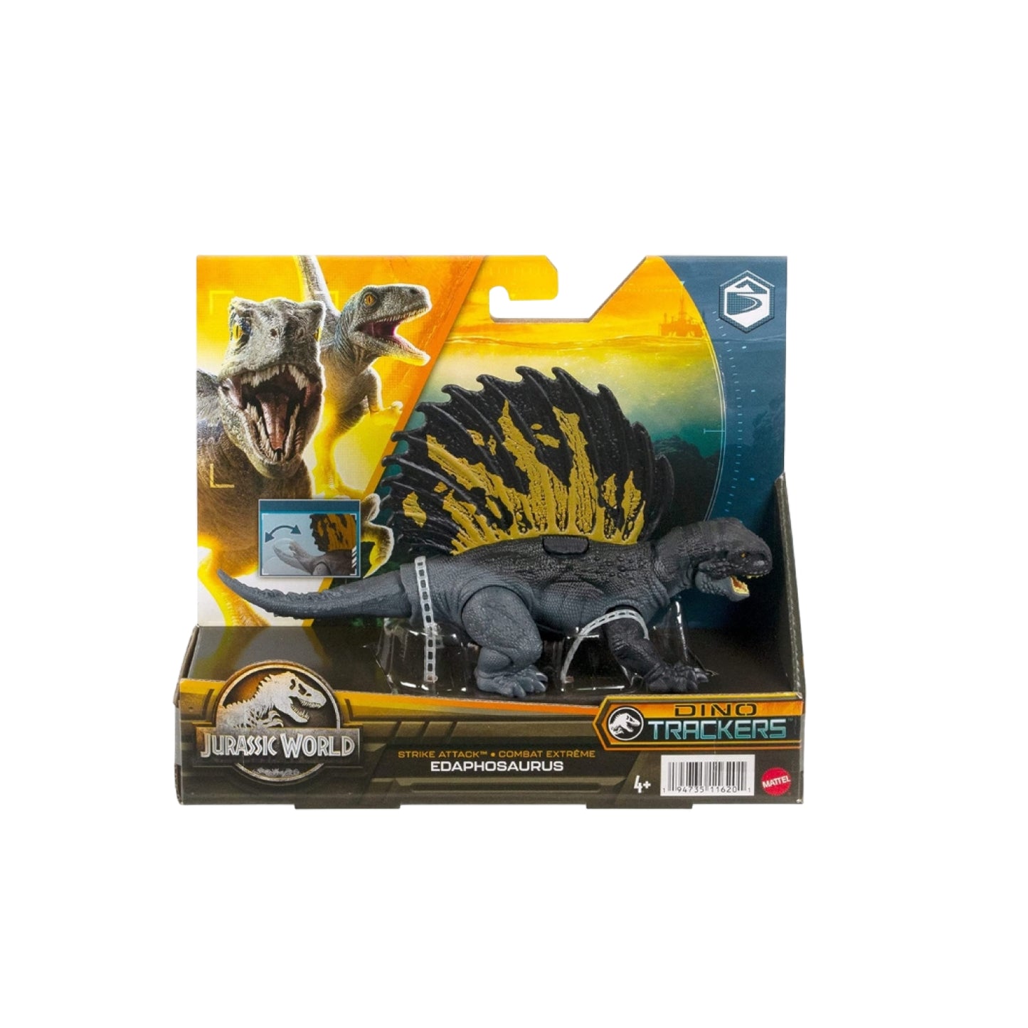 Dinosaur Attack Model EDAPHOSAURUS JURASSIC WORLD MATTEL HLN63
