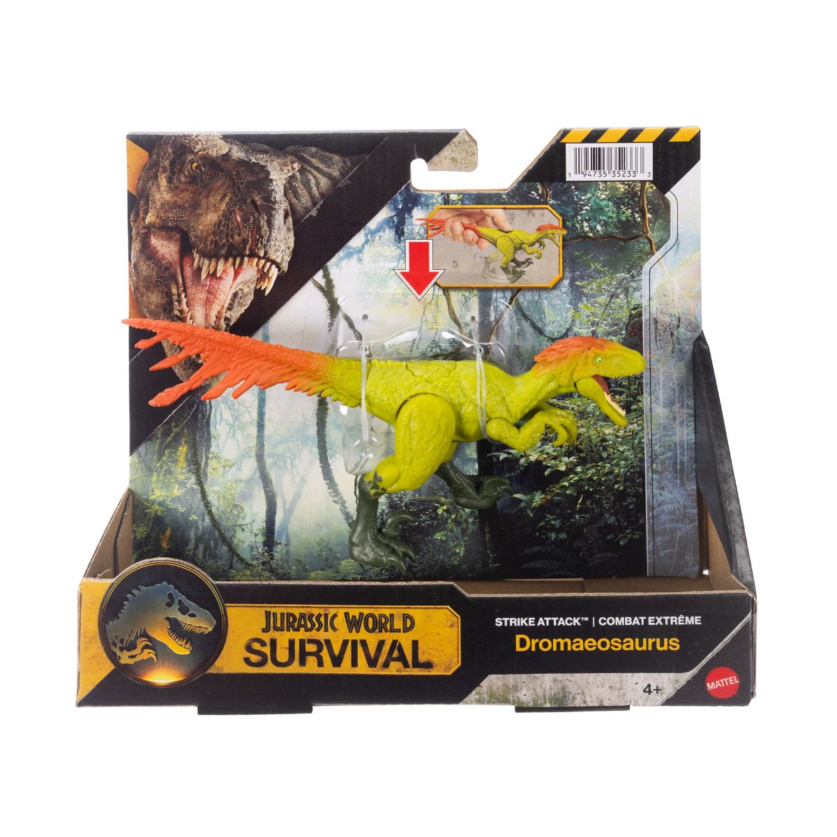 Đồ Chơi Khủng Long Tấn Công Dromaeosaurus JURASSIC WORLD MATTEL JKL71/JGB77