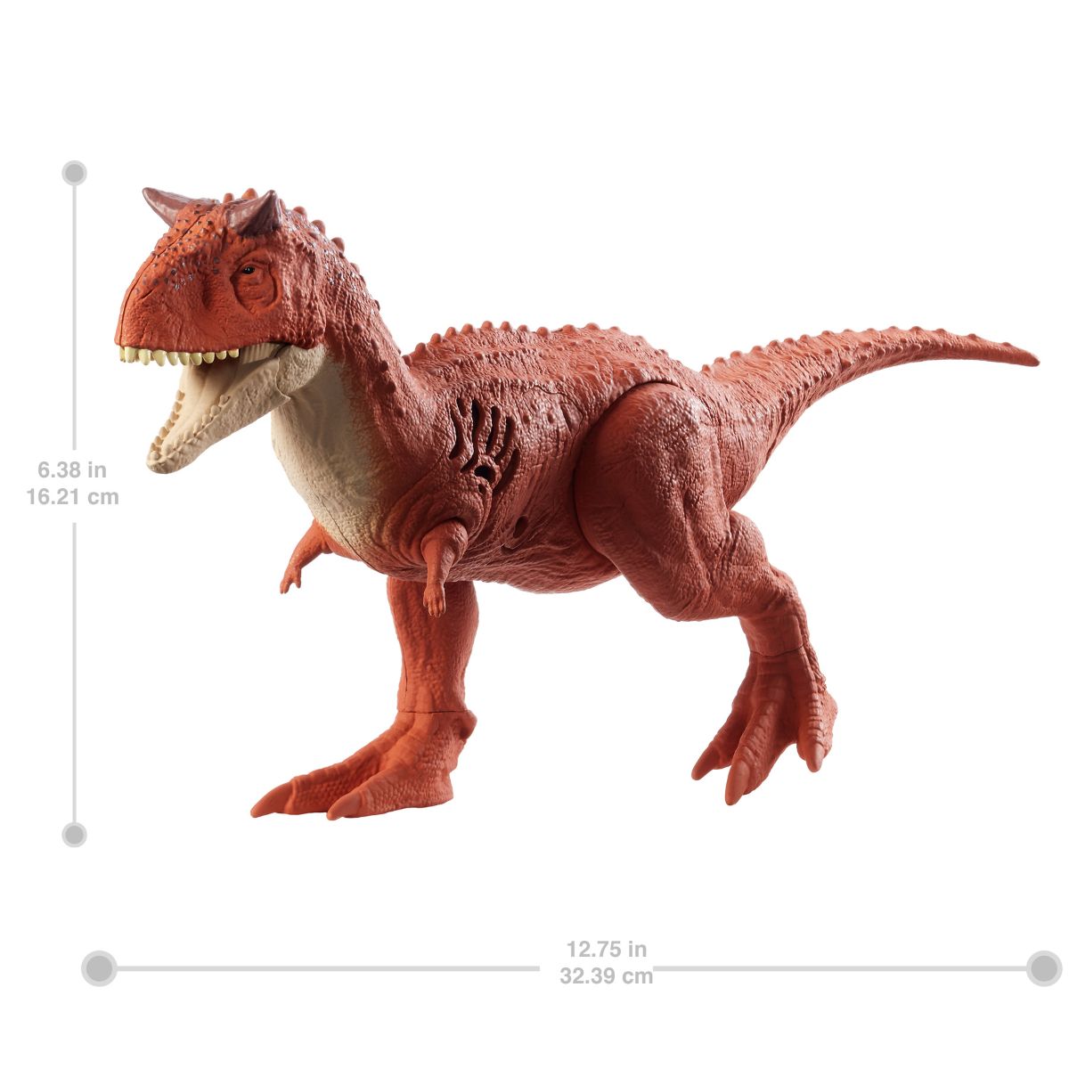 Đồ Chơi Khủng Long Tiếng Gầm Bùng Nổ Carnotaurus 12inch JURASSIC WORLD MATTEL JKT71