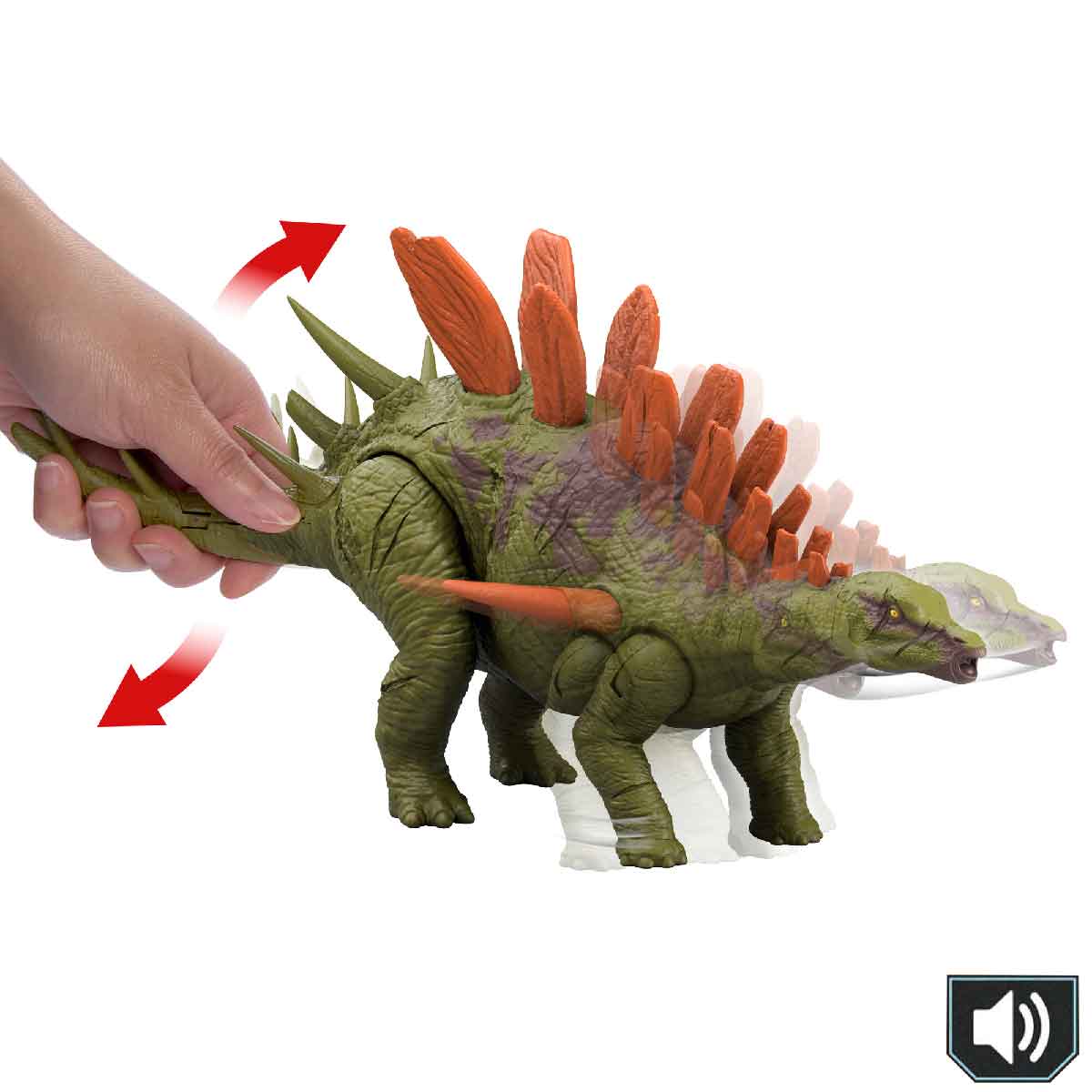 Đồ Chơi Mô Hình Khủng Long Kentrosaurus Có Âm Thanh JURASSIC WORLD MATTEL HLP14