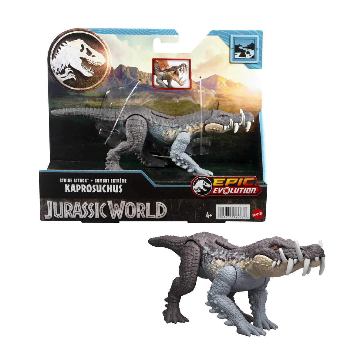 Mô Hình Khủng Long Tấn Công Kaprosuchus Jurassic World Mattel Hln63