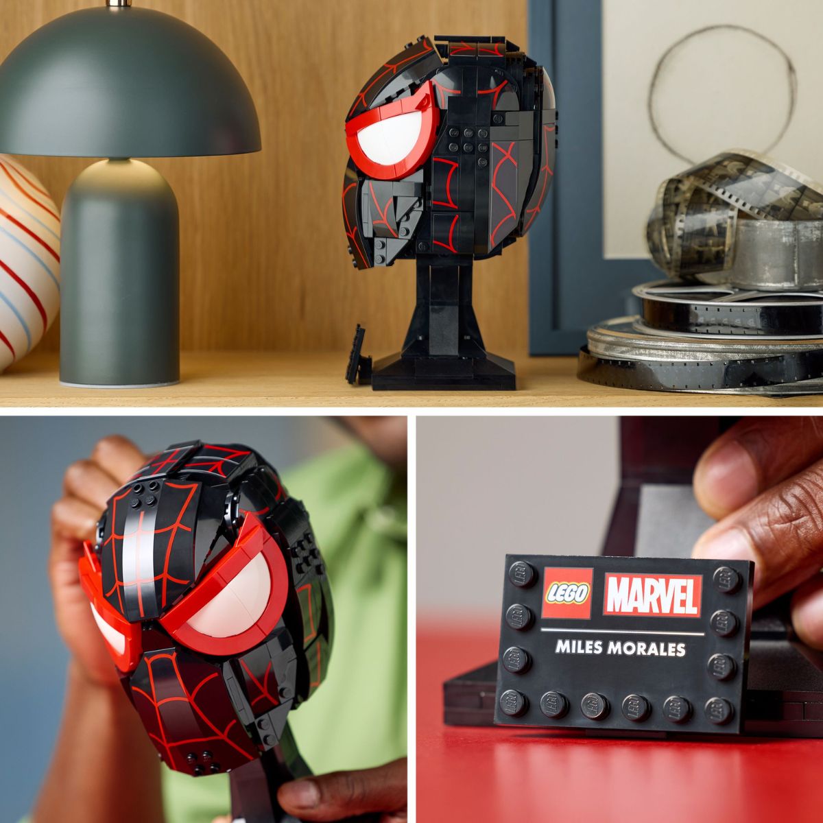 Đồ Chơi Lắp Ráp Mặt Nạ Của Miles Morales LEGO SUPERHEROES 76329