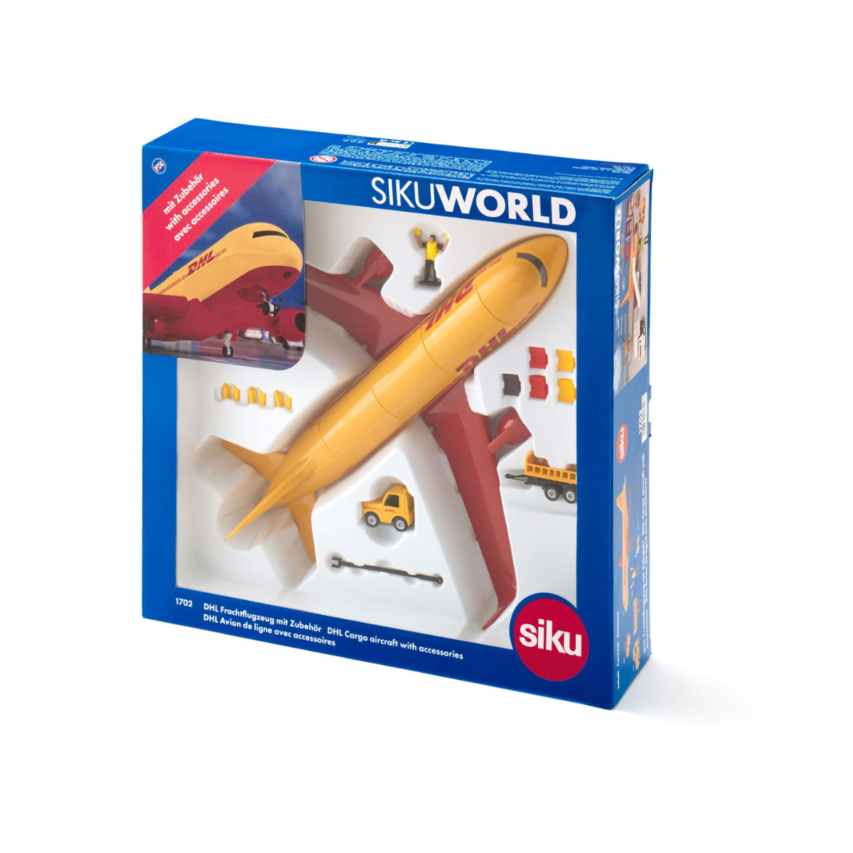 Mô Hình Máy Bay Vận Chuyển Hàng DHL SIKU 1702