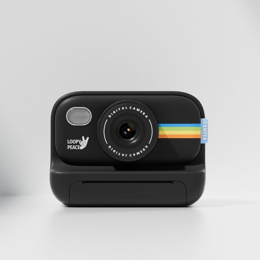 Máy Chụp Ảnh Lấy Liền Đen Sành Điệu Đen COOLKIDS S9