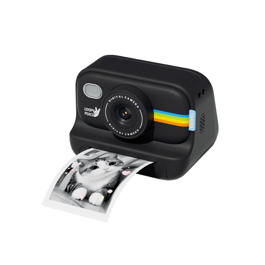 Máy Chụp Ảnh Lấy Liền Đen Sành Điệu Đen COOLKIDS S9