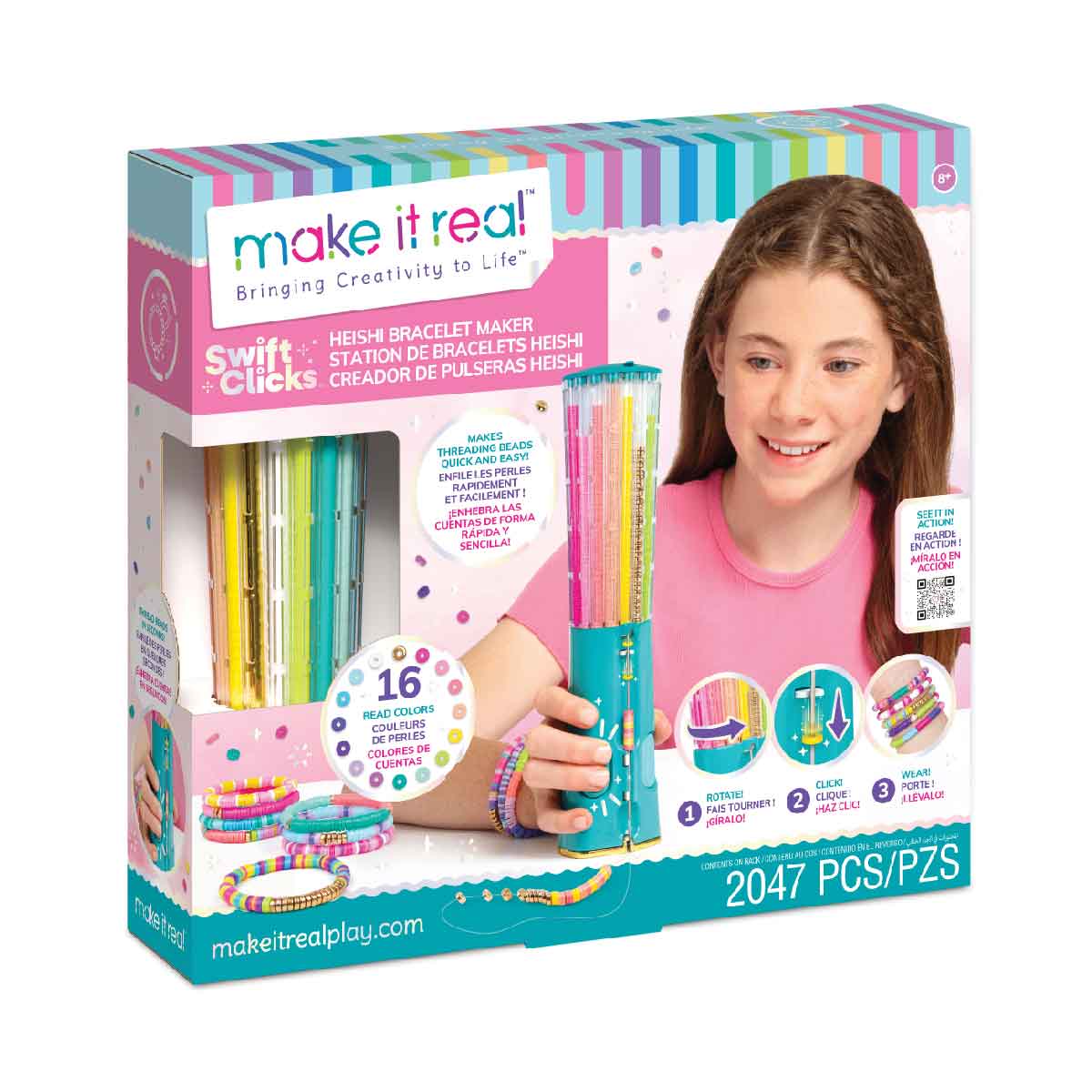 Đồ Chơi Máy Làm Vòng Tay Heishi MAKE IT REAL 1459MIR