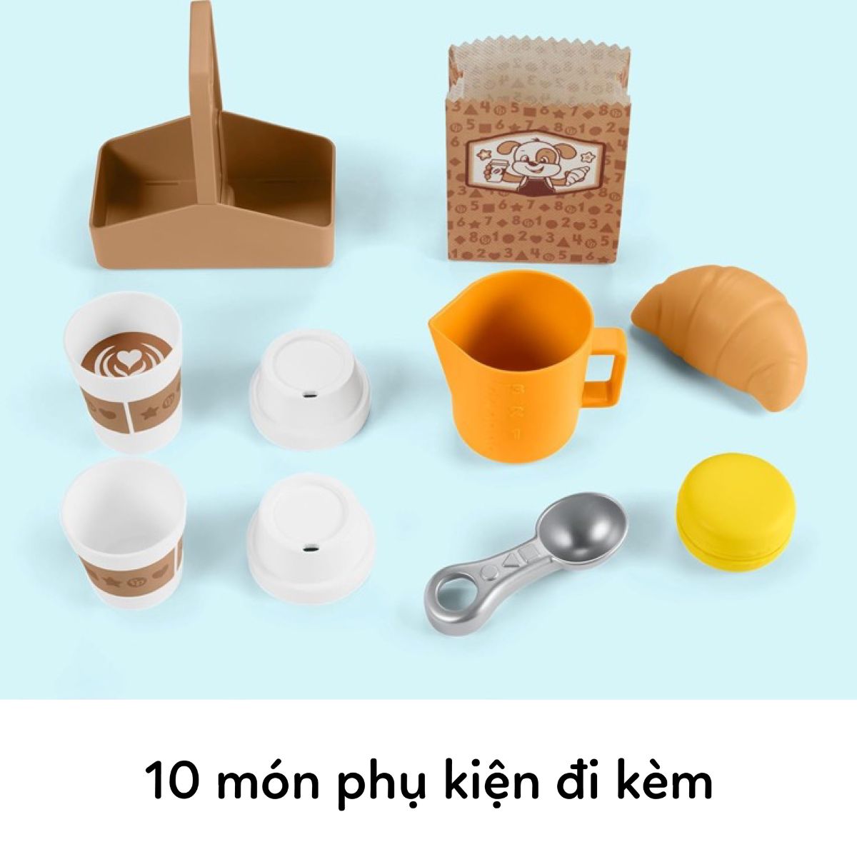 Đồ Chơi Máy Pha Cà Phê Thông Minh Cho Bé FISHER PRICE MATTEL HTW96