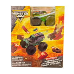 Đồ Chơi Mini Set Đường Đua Và Grave Digger 1:72 MONSTER JAM 6074604